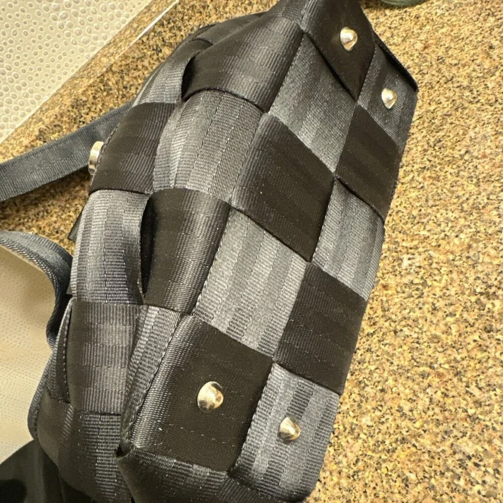 Harvey’s Black seatbelt bag‎ purse Tote
